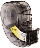 Brady X-17-422 IDXPERT 0.5" Height, 1" Width, B-422 Permanent Polyester, Black On White Color Label (450 Per Cartridge)