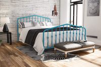 Novogratz Bushwick Bed, Full, Blue