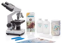 Professional Microscope Kit for Fecal Egg Count, by Eggzamin. Binocular Microscope and Accessories for Conducting Fecal Egg Count to Test Your Animals for parasites. Instructions