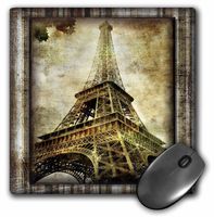 3dRose LLC 8 x 8 x 0.25 Inches Mouse Pad, Eiffel Tower (mp_36484_1)