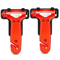 GOOACC Seatbelt Cutter Auto Window Breaker Emergency Rescue Escape Tool Car Safety Hammer, 2 Pack