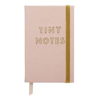 C.R. Gibson Pink and Gold 'Tiny Notes' Faux Leather Journal, 192pgs, 3.5'' W x 5.5'' H