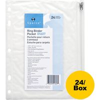 Business Source Punched Economy Binder Pocket