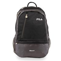 Fila Duel School Laptop Computer Tablet Book Bag Backpack, Black, One Size