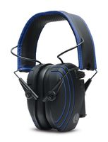 Lucid Audio Amped Sound Amplifying Bluetooth Wireless Hearing Headphones - Black/Blue