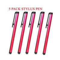[ManiaGear] 5 Pack Of Stylus Pen Red For Amazon Kindle Fire HDX 7