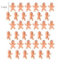 36pcs Mini Plastic Babies for Baby Shower, ice Cube Game, Party Decorations, Baby Toys