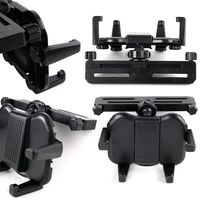 DURAGADGET in-Car Headrest Mount w/Adjustable Arms - Suitable for Use with Azend Group Envizen Digital ED8850B Duo Box Pro 7-Inch Handheld Digital TV/DVD Player