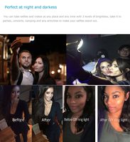 UTOWO VEDRAU01A3 Selfie Ring Light for Camera, Rechargeable Battery Upgraded Version, Selfie LED Camera Light, 36 LED for iPhone, iPad, Samsung Galaxy Photography Phones