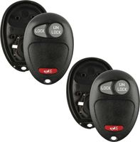 Discount Keyless Replacement Shell Case and Button Pad Compatible with L2C0007T, 10335582-88 (2 Pack)