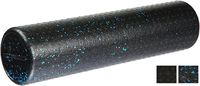 AmazonBasics High-Density Round Exercise Therapy Foam Roller - 18 Inches, Blue Speckled