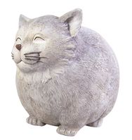Pudgy Pal Cat Shaped Outdoor Bluetooth Speakers, 7 1/4 Inch