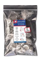 50 Buttons to Cover - Made in USA - Self Cover Buttons with Wire Eyes - Size 45 with Tool
