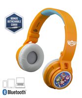 Top Wing Kids Bluetooth Headphones for Kids Wireless Rechargeable Foldable Bluetooth Headphones with Microphone Kid Friendly Sound and Bonus Detachable Cord