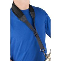 Pro Tec N305M 24-Inch Padded Neoprene Saxophone Neck Strap with Metal Snap