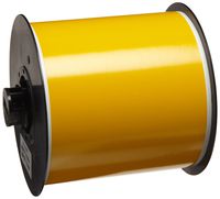 Brady High Adhesion Vinyl Label Tape (B30C-4000-595-YL) - Yellow Vinyl Film - Compatible with BMP30, BBP31, BBP35, and BBP37 Label Printers - 100' Length, 4" Width