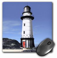 3dRose LLC 8 x 8 x 0.25 Inches Light House Mouse Pad (mp_5717_1)