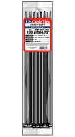 US Cable Ties HD15B100 15-Inch Heavy Duty Cable Ties, UV Black, 100-Pack