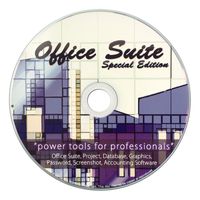 Office Suite 2019 on CD for Windows PC, 10, 8, or 7, Includes Computer Guide, Software Powered by Apache OpenOffice