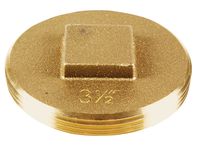 Oatey, 42373, Cleanout Plug, 3.5 In, Brass