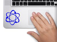 Atom Molecule Symbol Decal Funny Laptop Skin Macbook Trackpad Keypad Sticker Window