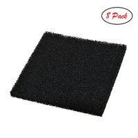 Xntun 8 Pack Solder Fume Filter Carbon Filter Replacement Activated,Smoke Fume Absorber Filter 5 1/8" x 5 1/8" x 3/8"