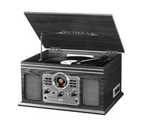 Victrola 6-in-1 Nostalgic Bluetooth Record Player with 3-Speed Turntable