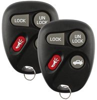 Discount Keyless Pair of Replacement 4 Button Automotive Keyless Entry Remote Control Transmitters KOBUT1BT