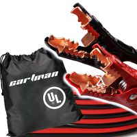 CARTMAN Booster Cables in Carry Bag, 6 Gauge 16 Feet Jump Cable with UL Listed