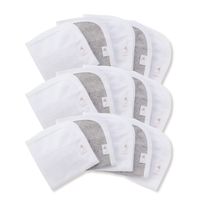 Burt's Bees Baby 15-Pack Washcloths, Absorbent Knit Terry, Super Soft 100% Organic Cotton, Value Bundle, Heather Grey
