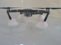 Thekkiinngg DJI Mavic pro SNOW WATER MOD protector WHITE DRONE ON WATER OR SNOW landing