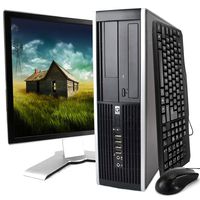 HP Elite Computer, C2D 3.0, 8GB, 2TB, DVDRW, WiFi, Monitor LCD (Renewed) (8GB/2TB+22in LCD)