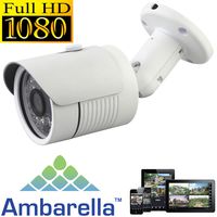 Urban Security Group 2.4MP 1080P HD-IP Network Bullet Security Camera - 3.6mm Wide Angle Lens - Home/Business Video Surveillance - Outdoor/Indoor IP66 Weatherproof Vandalproof 24x IR LEDs