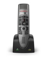 Philips SMP4000 SpeechMike Air Wireless Dictation Microphone with Push Button Design
