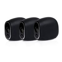 SeKYure Silicone Camera Cover For Arlo Security Camera, Black, Pack of 3 (Cameras NOT Included)