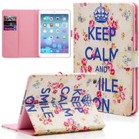 iPad Mini Case, Dteck(TM) Slim Fit Cute PU Leather Flip Stand Wallet Case with Auto Sleep/Wake Function Smart Cover for Apple iPad Mini 1 2 3 (01 Floral Flower)
