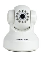 Foscam FI8918W Wireless Pan and Tilt IP Camera with 8 Meter Night Vision and 3.6mm Lens, 67 Degree Viewing Angle (White)