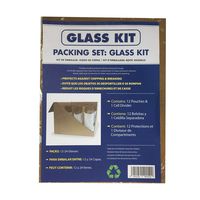 uBoxes Glass Divider Kit, 12 Pouches, 1 Cell Divider
