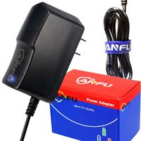 ANFU 6.5FT 5V AC Power Supply for Raspberry Pi 3 Samsung Fast Charger Galaxy S7 S6 S5 S4 Android Phone Tablet TV Box Wall Charger 2.1A 2.5A Micro USB Supply Cord with LED Lights for Kindle Fire HD HDX