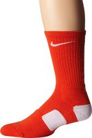 Nike Mens Basketball Elite Crew Socks (Medium, Team Orange/White)