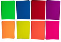 64 Pack Corrugated Cardboard Sheets - Colorful Corrugated Paper, Cardboard Inserts for DIY Crafts, Art Project, Packing, 8 Assorted Colors, 8.3 x 11.8 inches