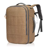 Travel Max Carry On Backpack 35L Lightweight Travel Backpack 15.6 Inch Laptop Bag Weekender Overnight Bag for Women Men Budget Airlines 20x14x8 Inches(Khaki)