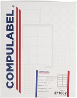 Compulabel Weather Resistant Polyster Shipping Labels for Laser Printers, 4 x 2 Inches Permanent Adhesive, 10 Per Sheet, 100 Sheets per Carton