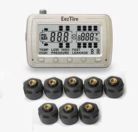 EEZTire-TPMS8 Real Time/24x7 Tire Pressure Monitoring System - 8 Anti-Theft Sensors, incl. 3-Year Warranty