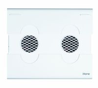 iHome  Notebook Cooling Pad with 2 Built-in Fans - White (IH-A701CW)