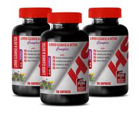 Liver Vitamin suppliments - Liver Cleanse & Detox 905 MG Complex - Dandelion Root Milk Thistle Capsules - 3 Bottles 270 Capsules