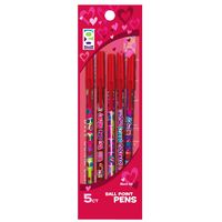 Geddes Valentine 5ct Stick Pen Assortment - Set of 6
