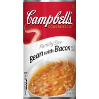 Campbell's Condensed Family Size Bean with Bacon Soup, 23 oz. Can