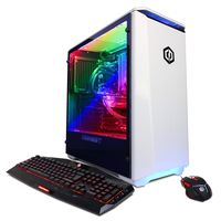 CYBERPOWERPC BattleBox Ultimate Liquid Cool SLC8840CPG PC (ntel i7-8700K 3.7GHz, 32GB DDR4, NVIDIA GeForce GTX 1080 Ti 11GB, 240GB SSD+3TB HDD, WiFi & Win10 Home) White