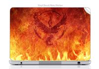 Laptop VINYL DECAL Sticker Skin Print Detailed Fan Made Fiery Valor Art fits Generic 17in Laptop (15.2in X 9.9in)